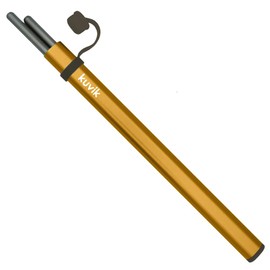 Kuvik Titanium Chopsticks with Gold Carrying Case - Ultralight and Reusable Chopsticks for Camping