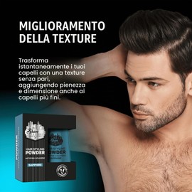 The Shave Factory Shaping Powder (20 G, Zaffiro) - Aggiunge Volume, Consistenza E Una Finitura Opaca - Aspetto Naturale Senza Lucentezza - Perfetto Per Uomini E Donne - Tutti I Tipi Di Capelli