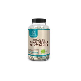 Citrato de Magnesio + Citrato de Potasio | Fórmula Super Premium Raíces Zen | 120 Cápsulas Veganas Sin Rellenos | Uso Prolongado – Más de 2 Meses