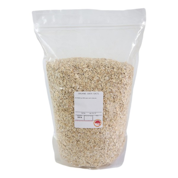 Kauffman Orchards Organic Quick Oats, Instant Oatmeal in Bulk, 3 Lb. Bag
