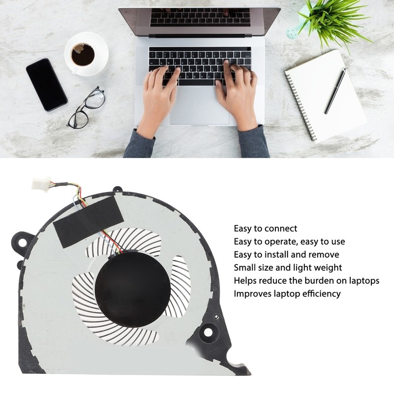 Replacement Laptop Cooling Fan DC5V 4 Pin Cooling Fan for