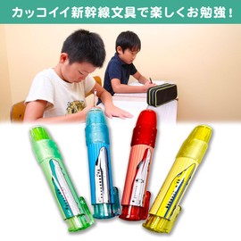 Shinkansen Erasers, Set of 5, Knock Type, Shinkansen Trains, Dr.Yellow, N700S, E5, E6, E7 Series, Kids (Set of 5)