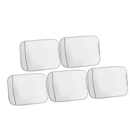 GANAZONO 5pcs Car Seat Protector Pe Film Kick Mat Back Seat Cover to Prevent Dirt Mud and Scratches for Boys and Girls and Families