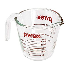 Pyrex Prepware 1-Cup Glass Measuring Cup, Clear, 1118443