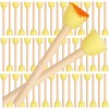 Sabary 100 Pc Round Sponges Foam Brush Set Sponge Brushes