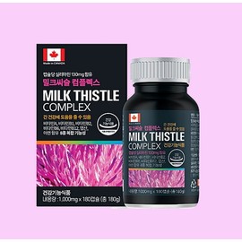 Healing Factory Milk Thistle Complex Complex 180 Tablets Milk Thistle Silymarin Extract / 밀크씨슬 콤플렉스 복합체 180정 밀크씨슬 실리마린 추출물