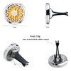 Sunshine Flower Car Essential Oil Diffuser Vent Clip,30mm Stainless Steel