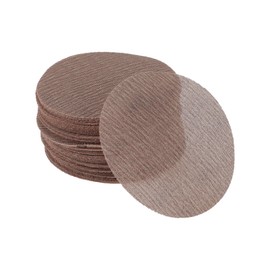 HEROFFIX 50 Pcs 6 Inch Abranet Sanding Mesh Anti-Clog Hook Loop Dust Free Net Sandpaper 240 Grit Brown Aluminum Oxide