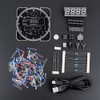 ASHATA DIY Multi-Function Digital LED Clock Kit, Light Control Clock