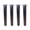 ECLV 4 x 28" Straight Steel Dining Table Legs, Steel