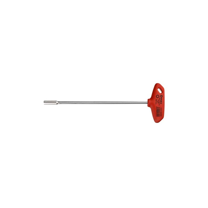 Connex COX583008 Socket Screwdriver with T-Handle, Silver/Black/Red, 8 x 230