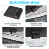 KHGUZ 2PCS American Flag Car Door Lights Logo Projector, LED