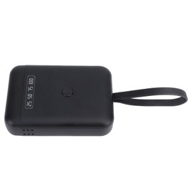 Lamp for Hair Extensions, 405nm Handheld Glue Curing Lamp with Battery Display, Rechargeable Hair Extension Lamp for Home Salon (Black)