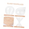 CIYODO Transparent Glass Timer Sand Clock for Home Decor Design