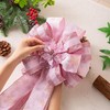 Christmas Tree Topper Bow (Pink)
