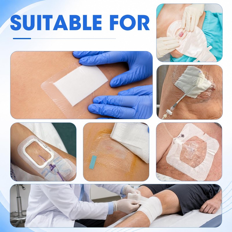 10"x12" Dialysis Catheter Shower Cover, 10 Pcs