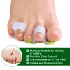 Welnove Gel Toe Separator, Pinky Toe Spacers, Little Toe Cushions