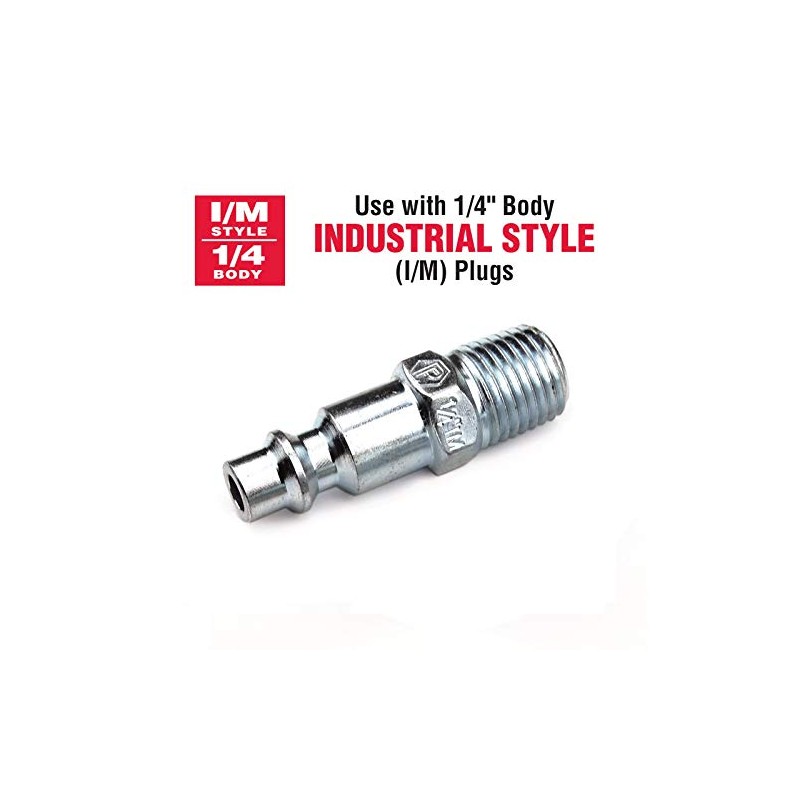 Primefit M1404-4 2-Way T-Style Air Manifold with Industrial 6-Ball Brass
