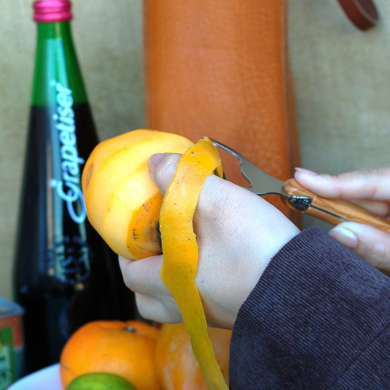 Trampalan Easy Grip Wood Handle, Lyol Olive Handle, Peeler, Made