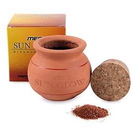 Medis Sun Glow BrÃ¤unungspuder im Tontopf 15 g, dunkler Farbton