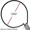 Strong Hand Tools Locking Chain Pliers, Removable 48″ Chain, Holds