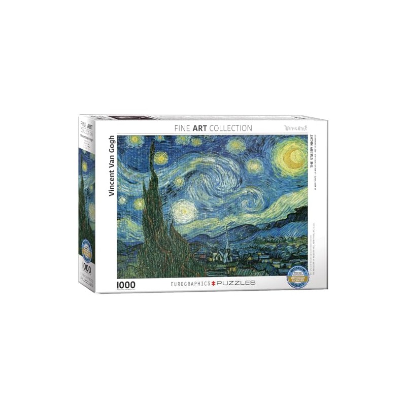 Eurographics Starry Night by Vincent Van Gogh 1000-Piece Puzzle