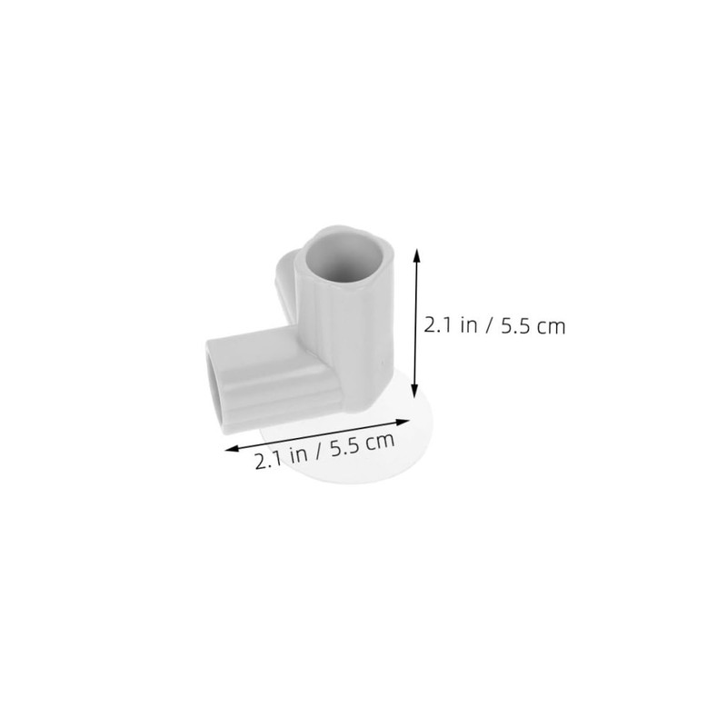 Kisangel 8pcs Elbow Fitting 3 Way: 3-Way Pipe Connectors -