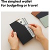 carrotez PU Leather Card and Cash Envelope for Travel and