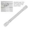 Generic Stainless Steel Shower Extension Arm with Swivel Shower Extension