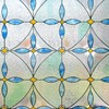 Window Privacy Film, 3D Stained Glass Window Film, 35.4x78.7in