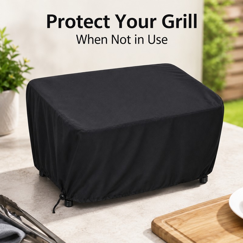 BBQ Grill Cover for Outdoor Cooking – Heavy-Duty Polyester Protection