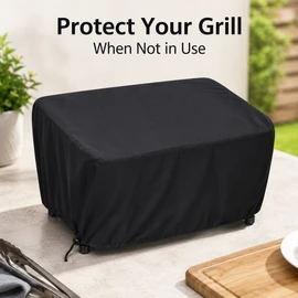 BBQ Grill Cover for Outdoor Cooking – Heavy-Duty Polyester Protection with Drawstring Closure for Patio, Garden and Backyard Grills