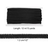uxcell 1/2" x 13 Yards Gimp Braid Trim Woven Fabric