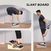 ZUKAM Multi-Function Wooden Slant Board & Balance Board, Adjustable Incline
