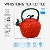 Whistling Tea Kettle for Stove Top Enamel on Steel Teakettle,