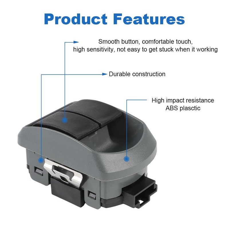 WMPHE Dual Door Window Switch Glass Control Compatible with Paccar