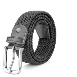 CALIYO Women's Stretch Belt Men's Braided Belt Women's Adjustable Elastic Belt Women's Stretch Belt Women's Stretch Belt Men for Unisex, gray