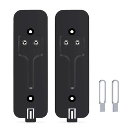 2 paquetes para reemplazo de placa trasera de timbre Blink, compatible con timbre de video Blink, incluye accesorio de montaje (negro)