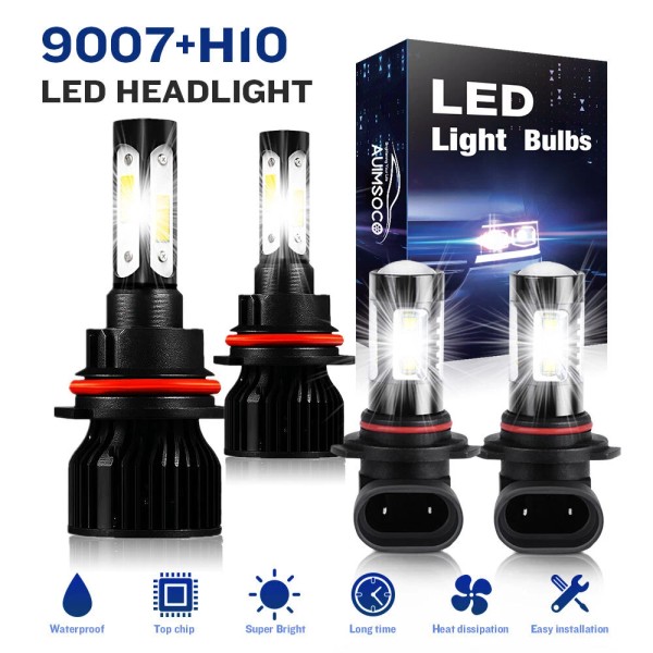 AUIMSOCO Para For Ford F 150 1999-2003 Kit de faros