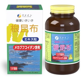 Fine Fukuidan Kelbu Root Extract, 50-Day Supply (500 Capsules), Iodine, Iron, Magnesium, Made in Japan