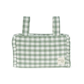 Walking Mum. Remy Maternity Bag for Pram with Short Handles for Attaching to Pram, Green, 31 x 17 x 12 cm