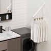 dancrul Retractable Clothes Drying Rack,Wall-Mounted Clothes Hanger Rack for Laundry