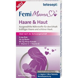 테테셉트 페미마마 헤어스킨 임산부 건강보조제 30정 23g Tetesebt Femimama Hair Skin Prenatal Health Supplement 30 Tablets 23g