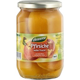 dennree Peaches in Glass (680 g) - Organic