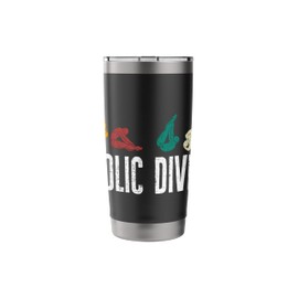 Springboard Diving Board Diving Springboard Diver Diveaholic Stainless Steel Insulated Tumbler