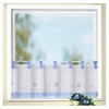 heimtexland Country Chic Net Curtain Spring Gingham Check Blue Tab-Top