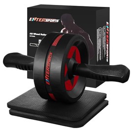 Rueda Abdominales para Fuerza Core - Equipo Entrenamiento Abdominal - Rueda Gimnasio Eficaz para Abs y Centro de Fuerza, Ideal para Casa y Gimnasio