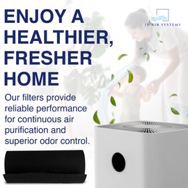 ID Air Systems: 1/2" Thick Universal Cut-to-Fit Carbon Pre-Filter Pad - 16" x 50" - Compatible with Air Purifier, Air Conditioner, Refrigerator, Furnace, Dehumidifier, Made in USA