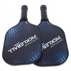 2Pcs Pickle Ball Paddles Durable Carbon PE Comfortable Grip Light