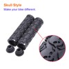 2 Pcs Bike Handlebar Grips Skull Style Bicycle Grips Soft